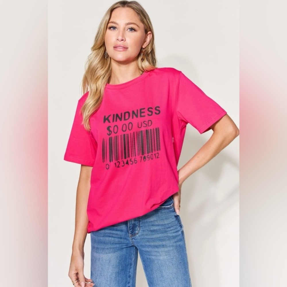 Simply Love Full Size KINDNESS Round Neck T-Shirt